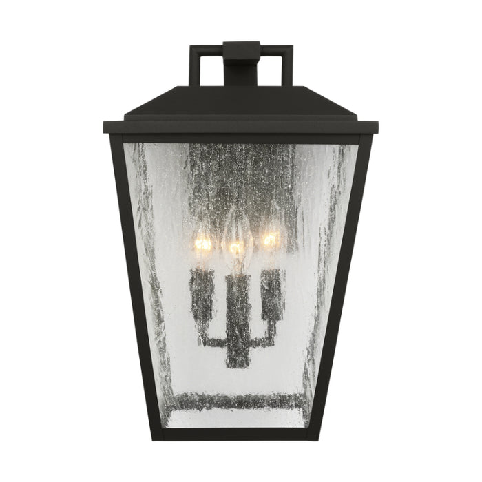 Visual Comfort DJO1113 Kennewick 3-lt 17" Tall Outdoor Large Wall Lantern  - Textured Black