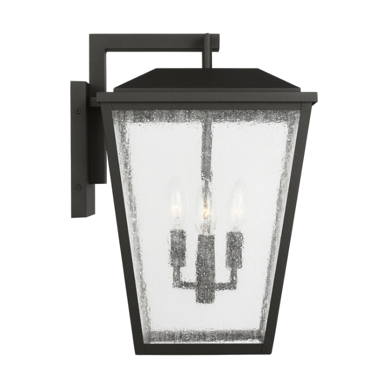 Visual Comfort DJO1113 Kennewick 3-lt 17" Tall Outdoor Large Wall Lantern - Textured Black