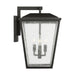 Visual Comfort DJO1113 Kennewick 3-lt 17" Tall Outdoor Large Wall Lantern - Textured Black