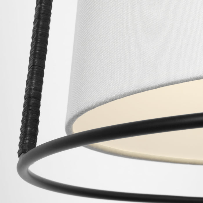 Visual Comfort DJP1002 Cortes 2-lt 18" Large Hanging Pendant - Midnight Black