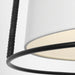 Visual Comfort DJP1002 Cortes 2-lt 18" Large Hanging Pendant - Midnight Black