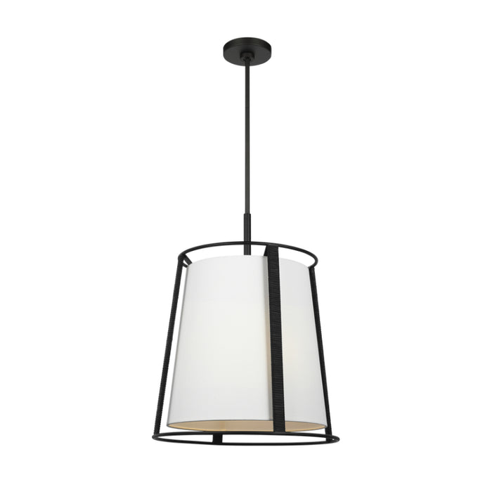 Visual Comfort DJP1002 Cortes 2-lt 18" Large Hanging Pendant - Midnight Black