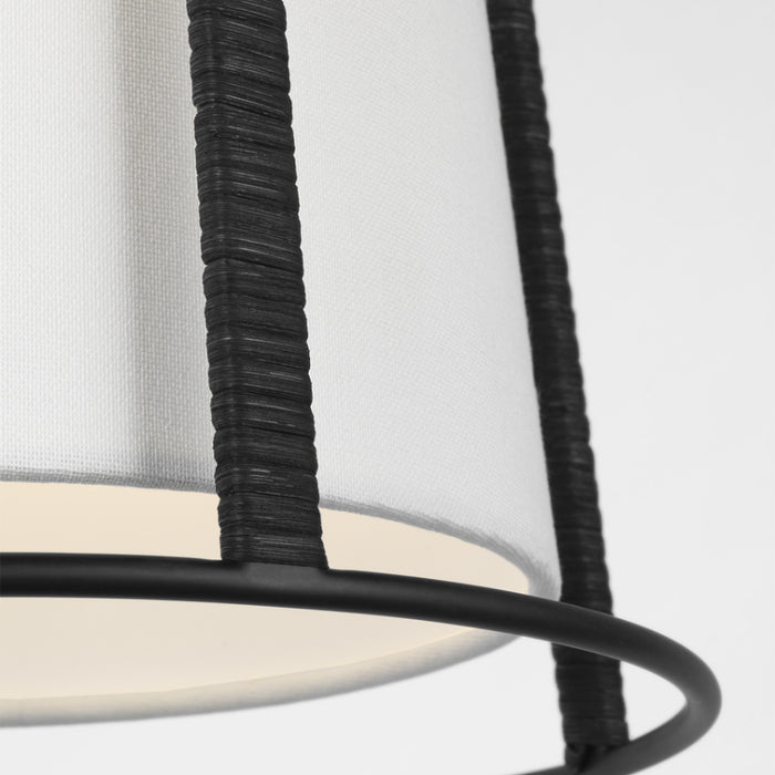 Visual Comfort DJP1011 Cortes 1-lt 10" Medium Hanging Pendant - Midnight Black