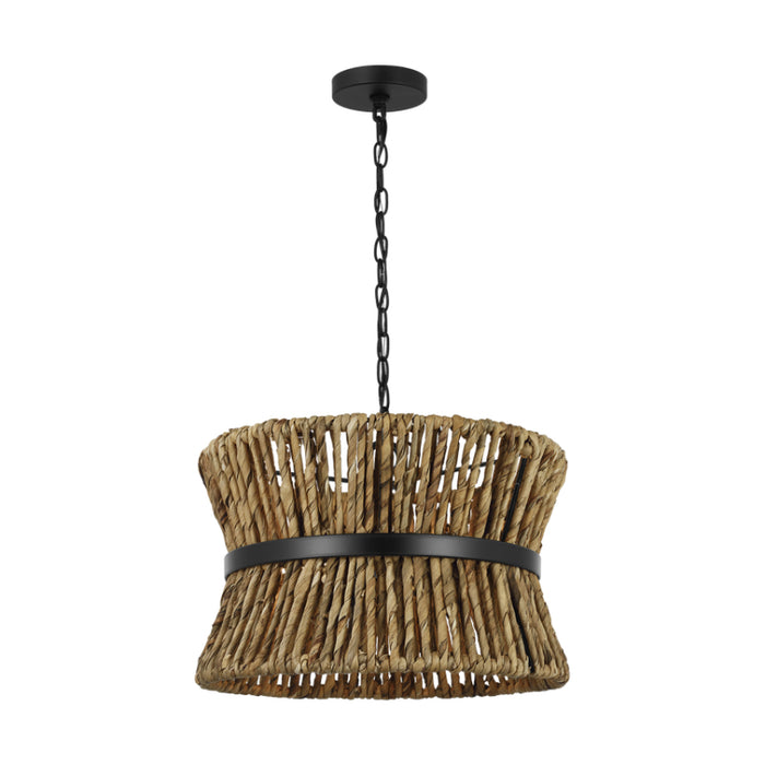 Visual Comfort DJP1052 Thurlo 2-lt 14" Small Pendant - Midnight Black