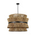 Visual Comfort DJP1074 Thurlo 4-lt 32" Large Hanging Pendant - Midnight Black