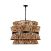 Visual Comfort DJP1074E Thurlo 4-lt 32" LED Large Hanging Pendant - Midnight Black