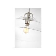 Visual Comfort DJP1121 Payton 1-lt 15" Small Pendant - Brushed Steel