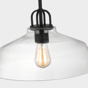 Visual Comfort DJP1121 Payton 1-lt 15" Small Pendant - Midnight Black