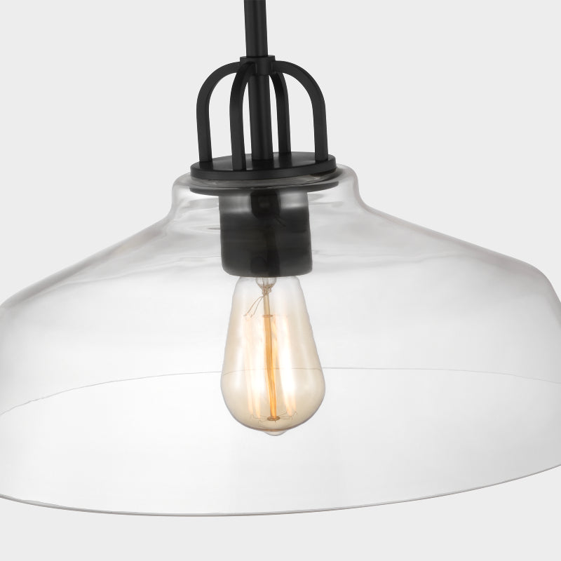 Visual Comfort DJP1121 Payton 1-lt 15" Small Pendant - Midnight Black