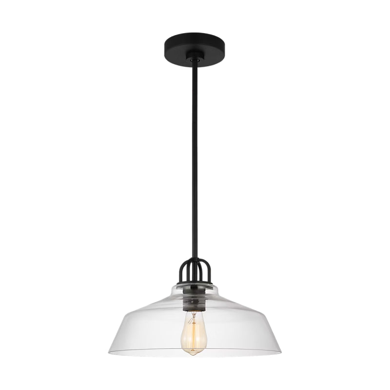 Visual Comfort DJP1121 Payton 1-lt 15" Small Pendant - Midnight Black
