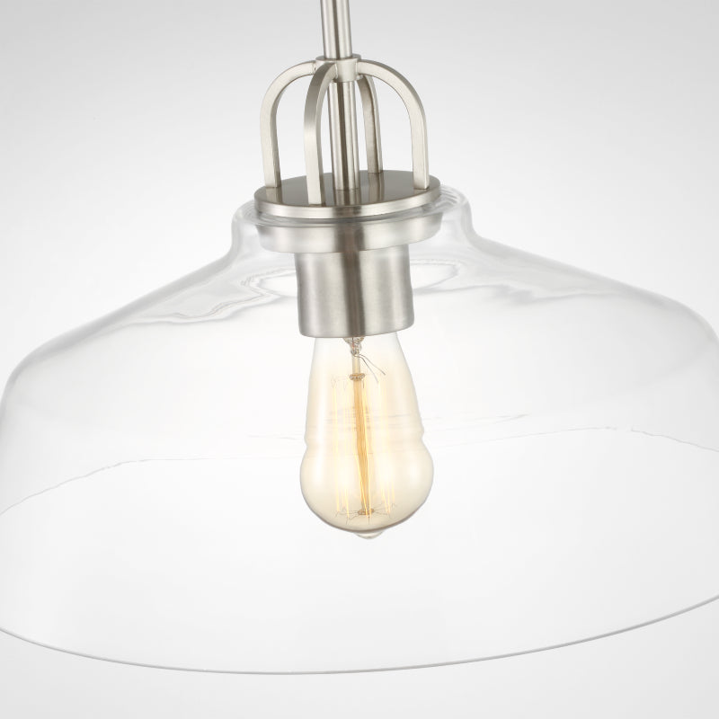 Visual Comfort DJP1131 Payton 1-lt 20" Medium Pendant - Brushed Steel