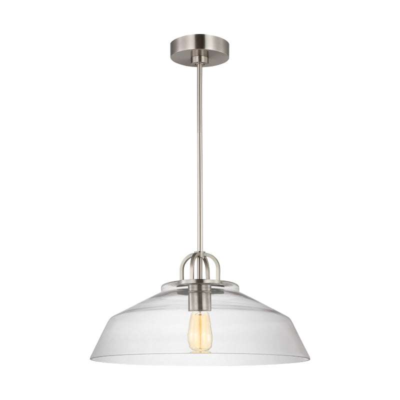 Visual Comfort DJP1131 Payton 1-lt 20" Medium Pendant - Brushed Steel