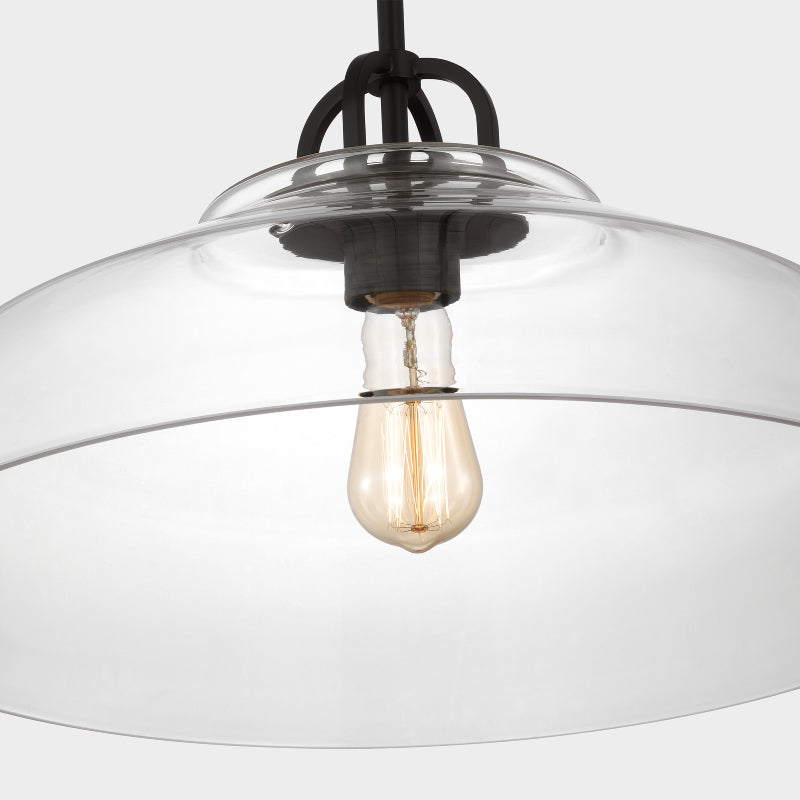 Visual Comfort DJP1131 Payton 1-lt 20" Medium Pendant - Midnight Black