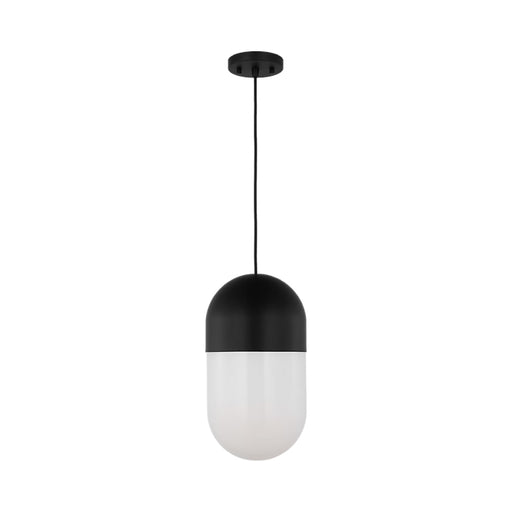 Visual Comfort DJP1141 Foster 1-lt 8" Medium Pendant - Midnight Black