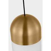 Visual Comfort DJP1141 Foster 1-lt 8" Medium Pendant - Satin Brass