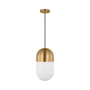 Visual Comfort DJP1141 Foster 1-lt 8" Medium Pendant - Satin Brass