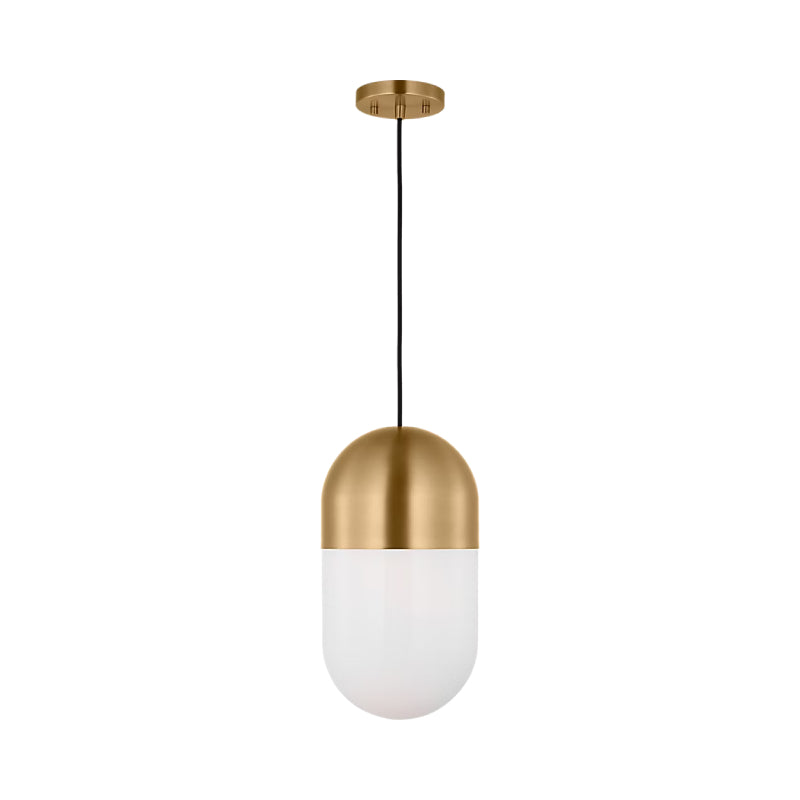 Visual Comfort DJP1141 Foster 1-lt 8" Medium Pendant - Satin Brass