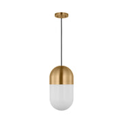 Visual Comfort DJP1141 Foster 1-lt 8" Medium Pendant - Satin Brass