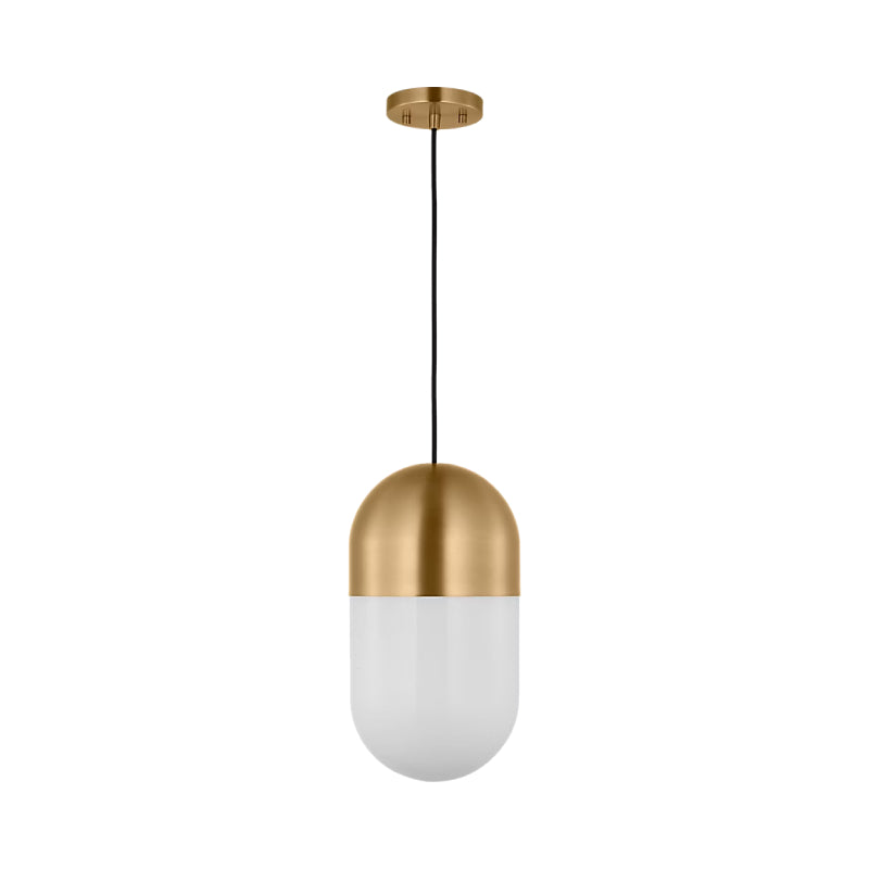 Visual Comfort DJP1141 Foster 1-lt 8" Medium Pendant - Satin Brass