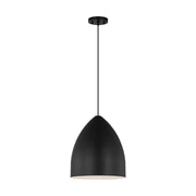 Visual Comfort DJP1151 Huron 1-lt 13" Medium Pendant - Midnight Black