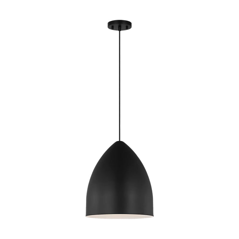 Visual Comfort DJP1151 Huron 1-lt 13" Medium Pendant - Midnight Black