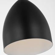 Visual Comfort DJP1161 Huron 1-lt 17" Large Pendant - Midnight Black