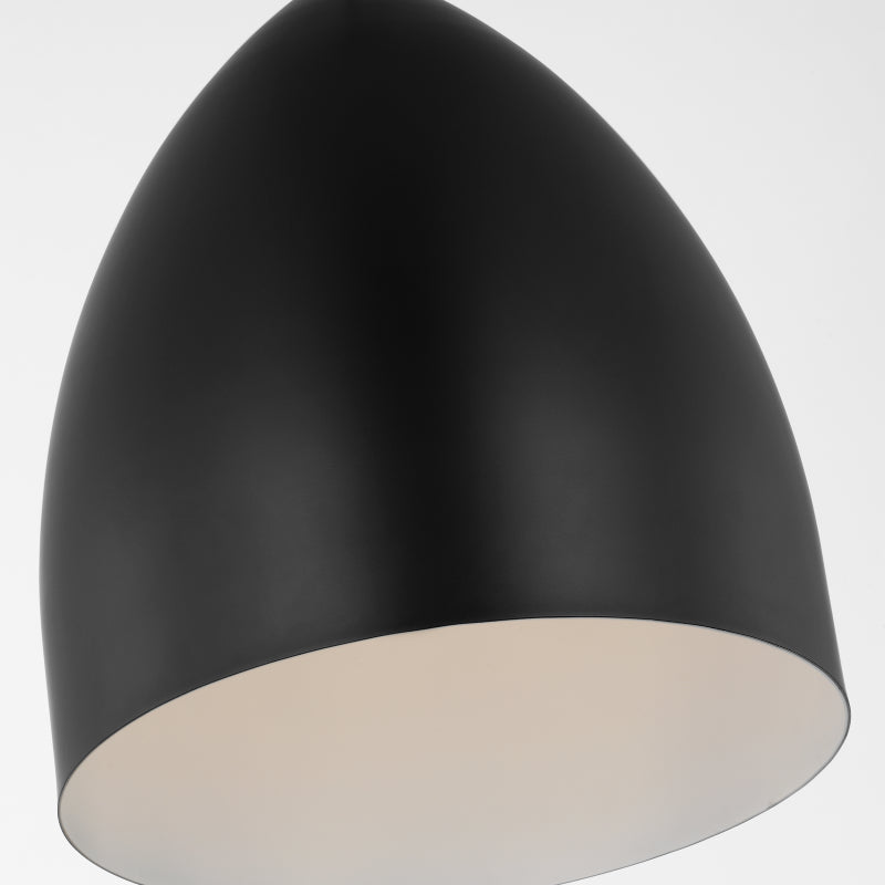 Visual Comfort DJP1161 Huron 1-lt 17" Large Pendant - Midnight Black