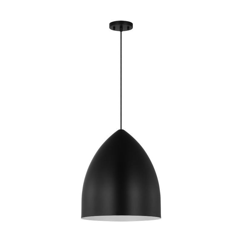 Visual Comfort DJP1161 Huron 1-lt 17" Large Pendant - Midnight Black