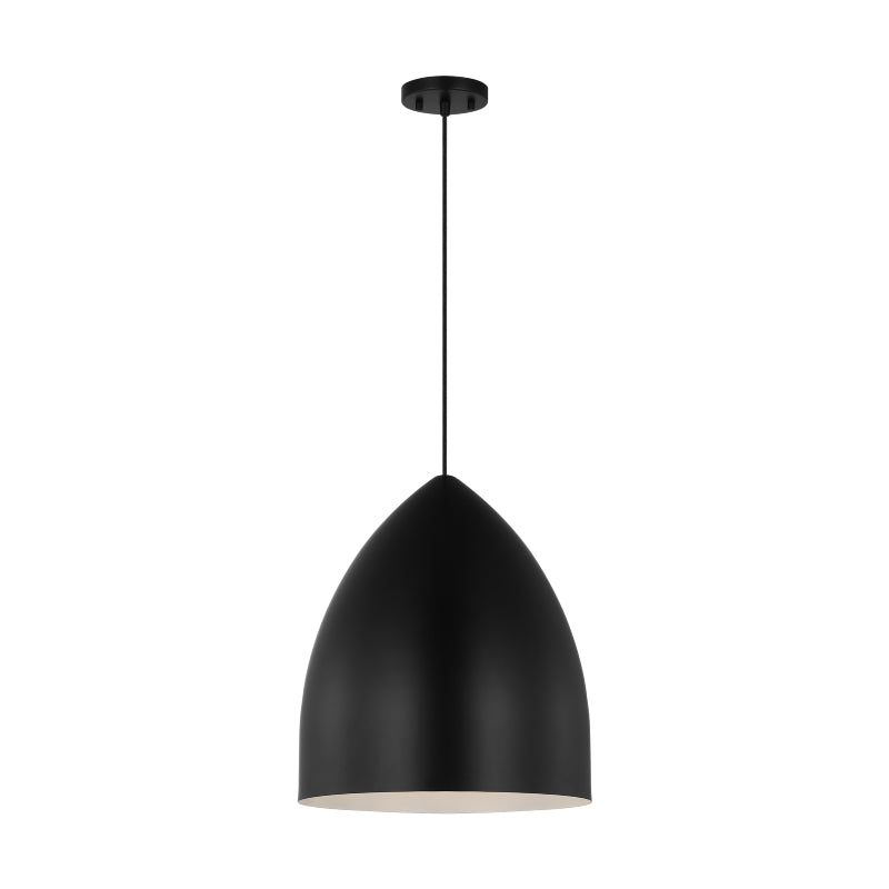 Visual Comfort DJP1161 Huron 1-lt 17" Large Pendant - Midnight Black