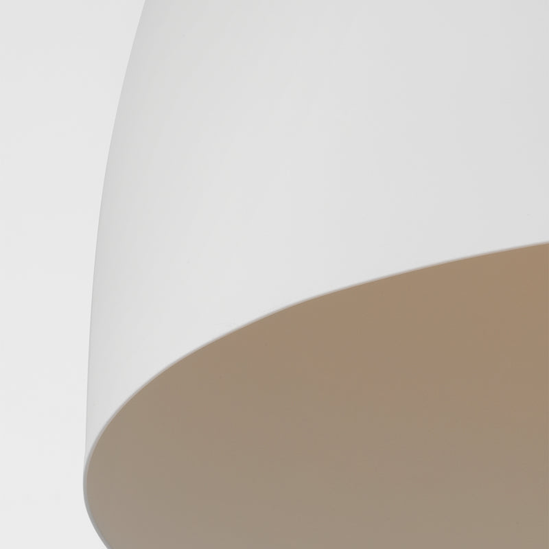 Visual Comfort DJP1161 Huron 1-lt 17" Large Pendant - Matte White
