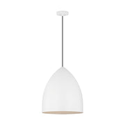 Visual Comfort DJP1161 Huron 1-lt 17" Large Pendant - Matte White