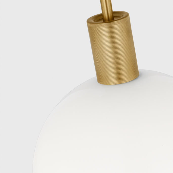 Visual Comfort DJP1171 Colewood 1-lt 13" Small Pendant - Satin Brass