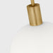 Visual Comfort DJP1171 Colewood 1-lt 13" Small Pendant - Satin Brass