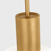 Visual Comfort DJP1181 Colewood 1-lt 16" Medium Pendant - Satin Brass