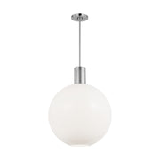 Visual Comfort DJP1191 Colewood 1-lt 20" Large Pendant - Brushed Nickel