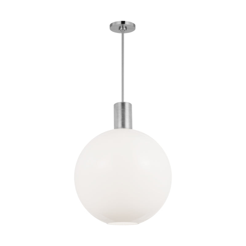 Visual Comfort DJP1191 Colewood 1-lt 20" Large Pendant - Brushed Nickel