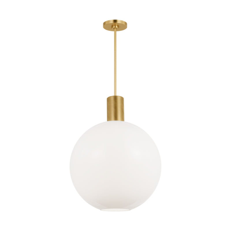 Visual Comfort DJP1191 Colewood 1-lt 20" Large Pendant - Satin Brass