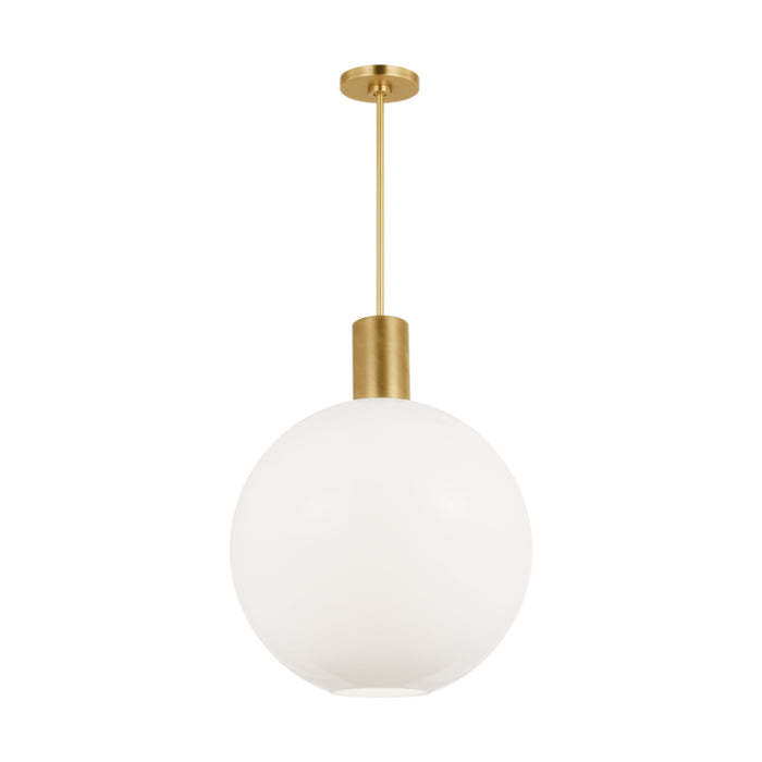 Visual Comfort DJP1191 Colewood 1-lt 20" Large Pendant - Satin Brass