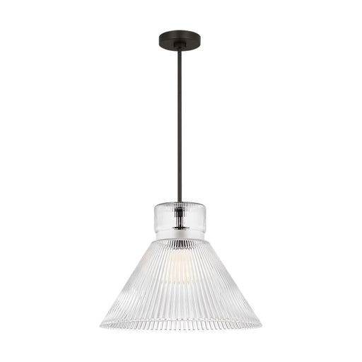 Visual Comfort DJP1201 Liouet 1-lt 18" Large Pendant - Midnight Black