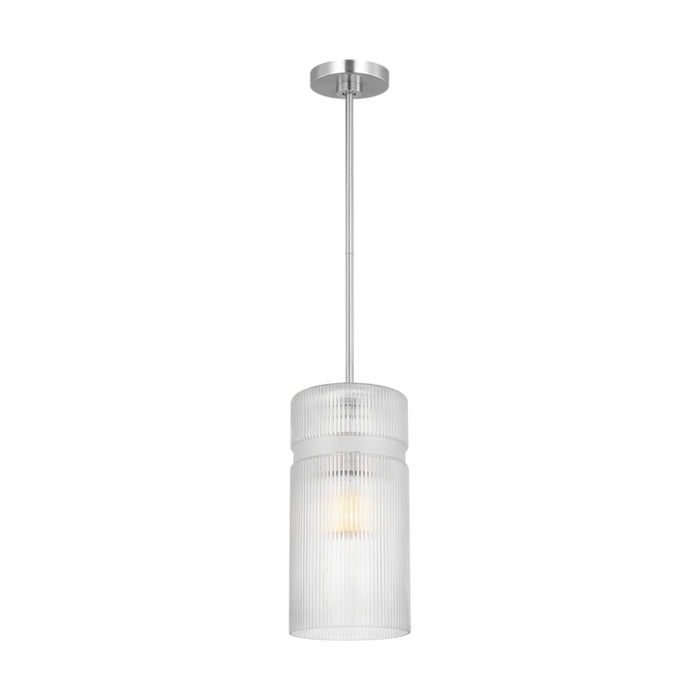 Visual Comfort DJP1211 Liouet 1-lt 7" Small Pendant - Brushed Nickel