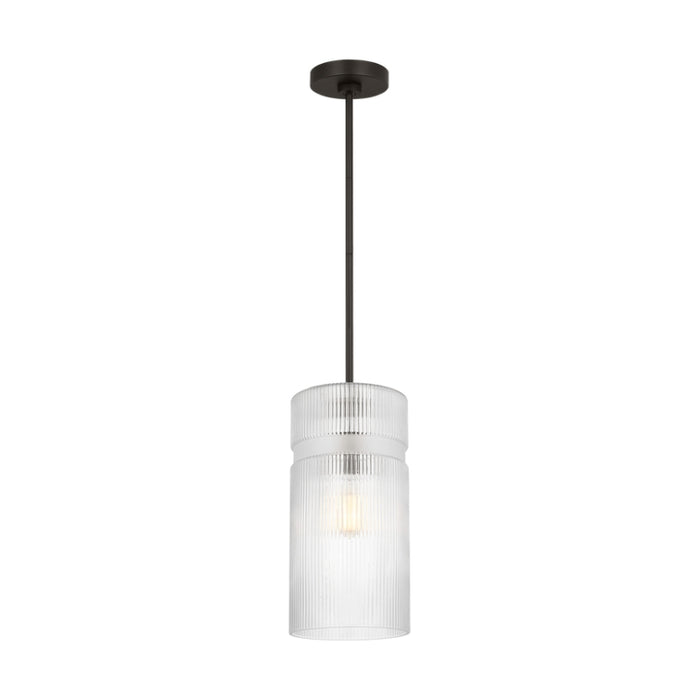 Visual Comfort DJP1211 Liouet 1-lt 7" Small Pendant - Midnight Black
