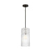 Visual Comfort DJP1211 Liouet 1-lt 7" Small Pendant - Midnight Black
