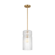 Visual Comfort DJP1211 Liouet 1-lt 7" Small Pendant - Satin Brass