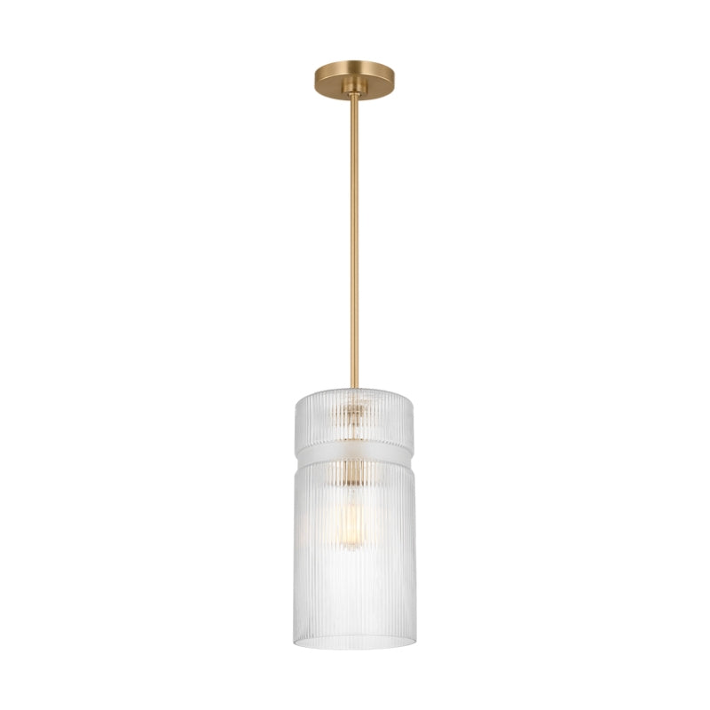 Visual Comfort DJP1211 Liouet 1-lt 7" Small Pendant - Satin Brass