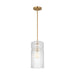 Visual Comfort DJP1211 Liouet 1-lt 7" Small Pendant - Satin Brass