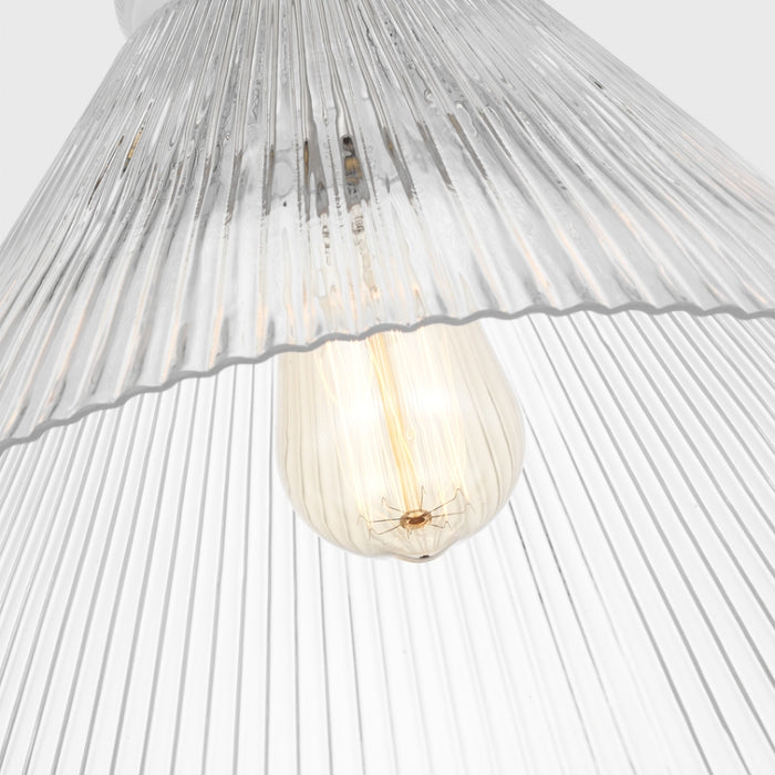 Visual Comfort DJP1221 Liouet 1-lt 12" Medium Pendant - Brushed Nickel