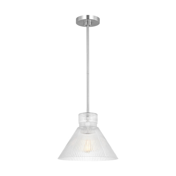 Visual Comfort DJP1221 Liouet 1-lt 12" Medium Pendant - Brushed Nickel