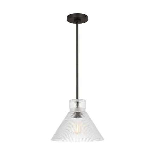 Visual Comfort DJP1221 Liouet 1-lt 12" Medium Pendant - Midnight Black