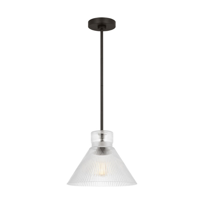 Visual Comfort DJP1221 Liouet 1-lt 12" Medium Pendant - Midnight Black