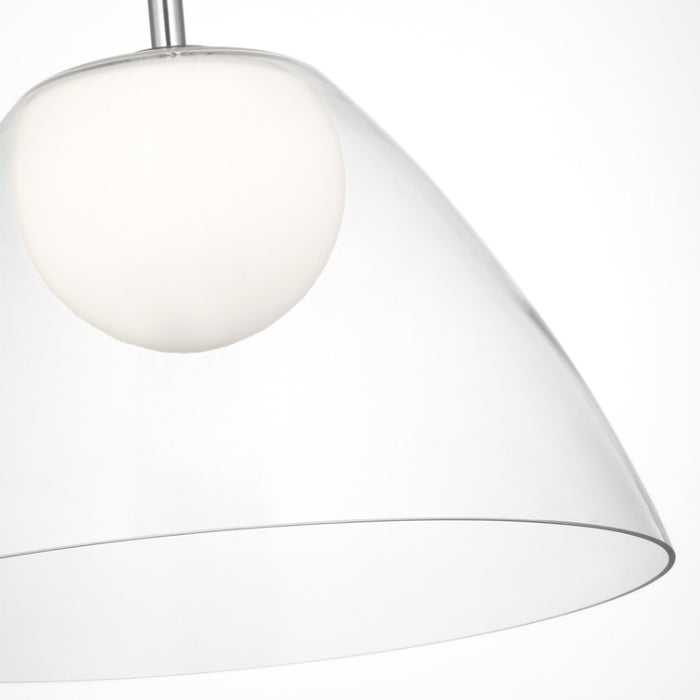 Visual Comfort DJP1251 Suma 1-lt 16" Medium Pendant - Brushed Nickel